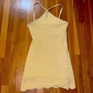 Yellow Halter Sundress